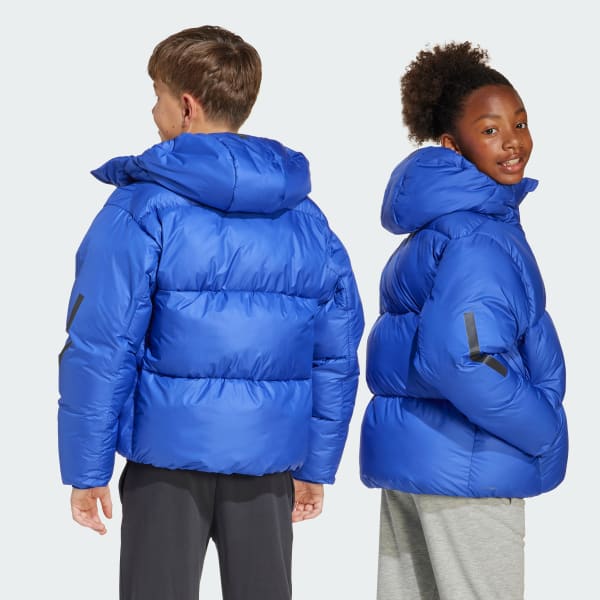 Blue adidas Z.N.E. Puffer Jacket Kids
