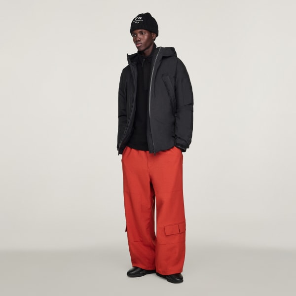 Noir Veste à capuche matelassée Y-3 GORE-TEX