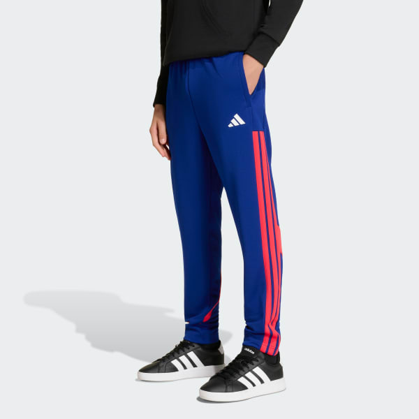 Blue House of Tiro Colors of Football High Waisted Wide Leg Pant