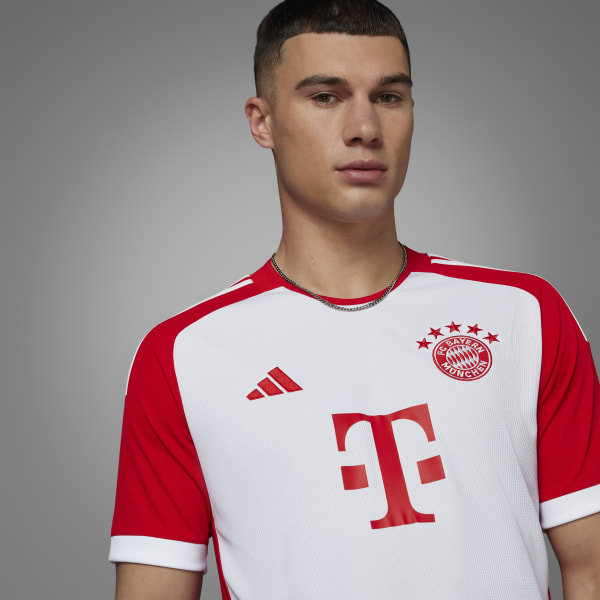 adidas　FC BAYERN MUNCHEN Size M - adidas FC Bayern 23/24 Home Jersey - White IJ7442