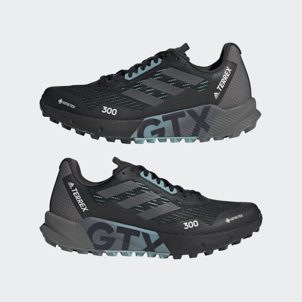 Black Terrex Agravic Flow 2.0 GORE-TEX Trail Running Shoes LSY50