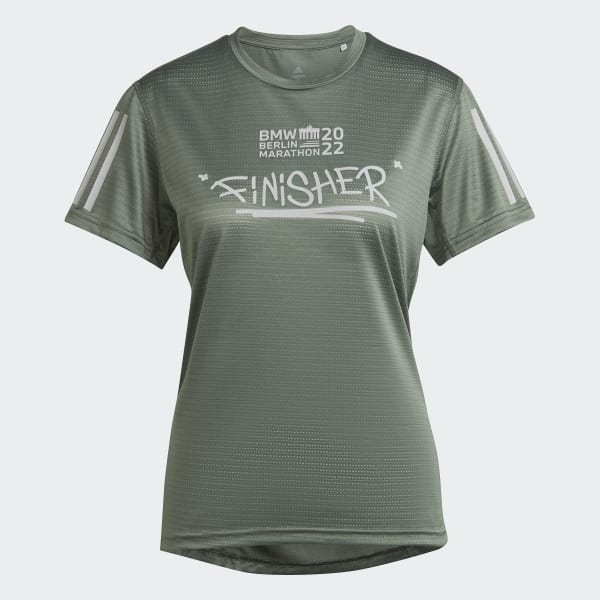 Verde T-shirt da Maratona de Berlim 2022