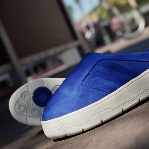 【Adidas】韓国人気◆RIVALRY MULE W [IH2871] ブルー ベロア Adidas originals Women's Rivalry Low mule Sneakers IH2871