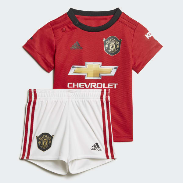 Adidas Manchester United Home Baby Kit Red Adidas Uk