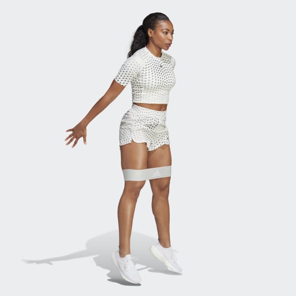 Blanco Remera Performance Brand Love