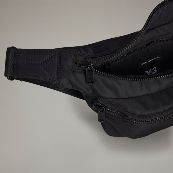 Schwarz Y-3 Bauchtasche