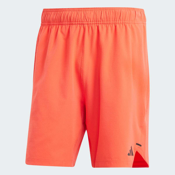 Orange PrimeLift Workout Knurling Shorts