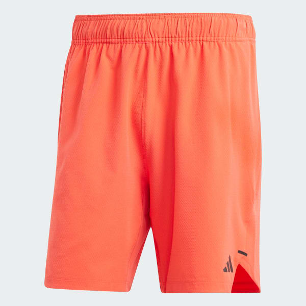 Red Workout Knurling Shorts