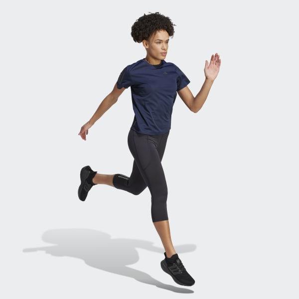 Blue Own the Run Tee