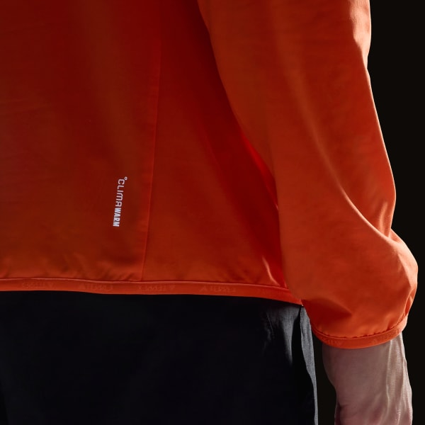 adidas Terrex Multi CLIMAWARM Half-Zip Tech Polar Üst - Turuncu