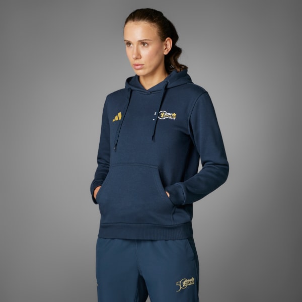 Felpa con cappuccio BMW Berlin Marathon 2024 City Blu adidas adidas Italia