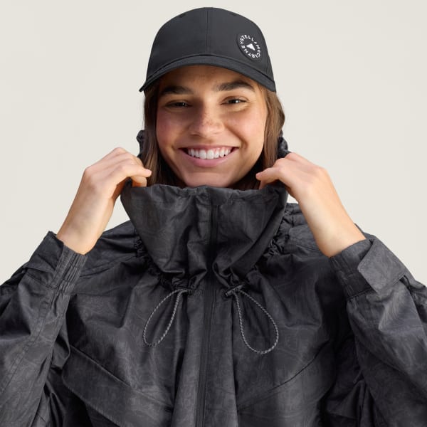 ジャケット・アウター adidas stellamccartney ADIDAS BY STELLA MCCARTNEY Logo-print coated shell hooded