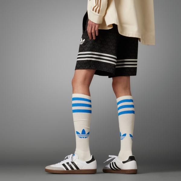 adidas adicolor 70s Knee Socks 2-Pack - White UK