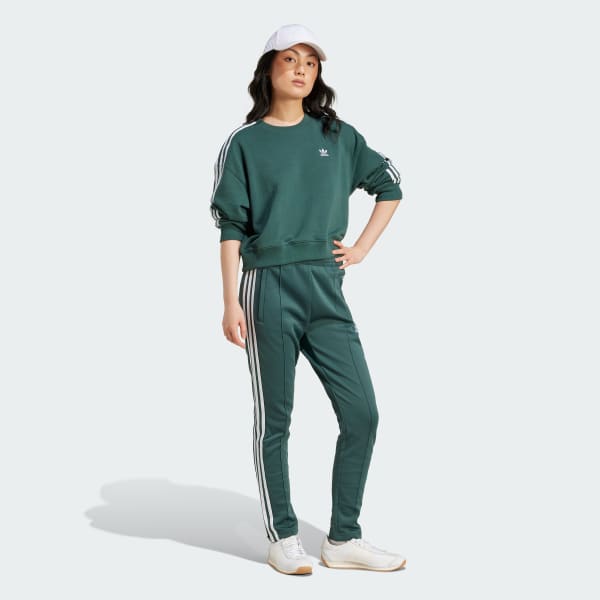 Adidas sst pants green discount