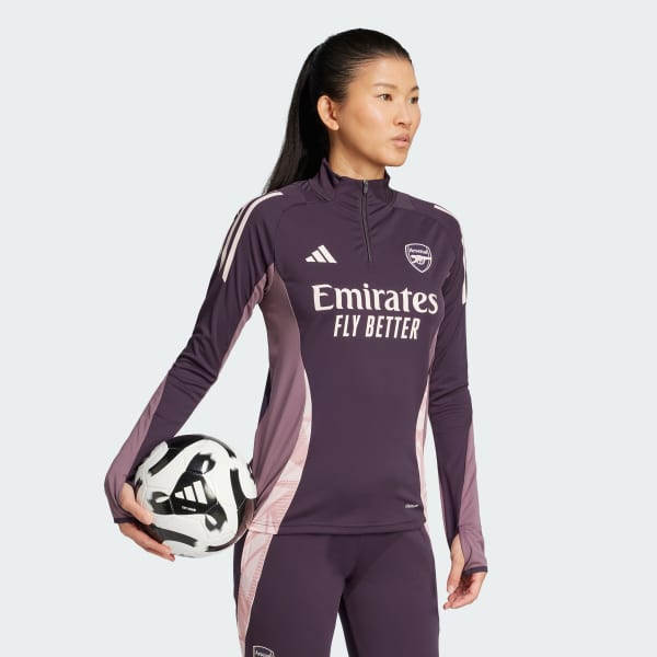 Lila FC Arsenal Tiro 24 Trainingsoberteil