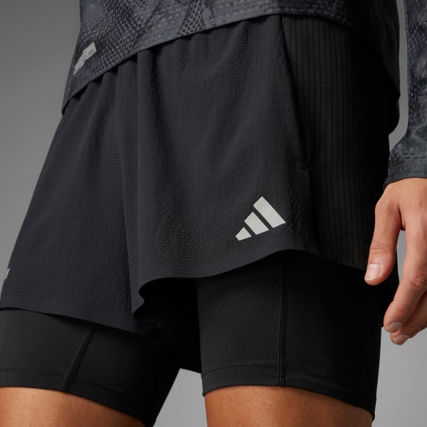 Negro Shorts Ultimateadidas 2-en-1