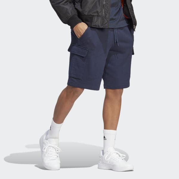 Blau Essentials French Terry Cargoshorts
