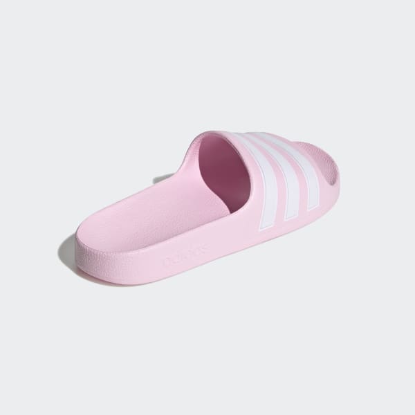 Baby pink adidas slides store