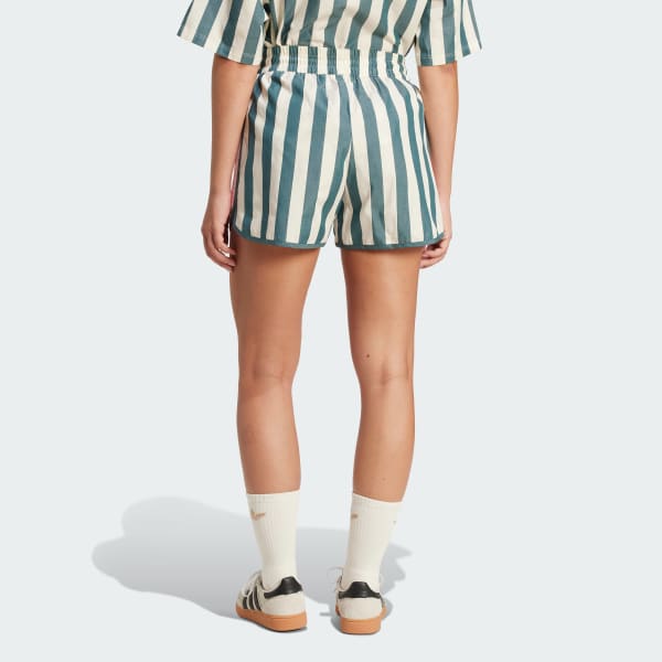 White adidas Originals Summer Glow Resort Shorts