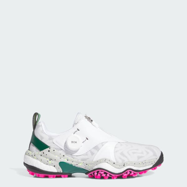 White Codechaos Boa 25 Spikeless Golf Shoes