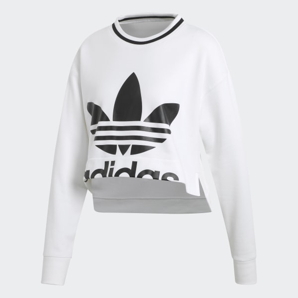 adidas Cropped Genser Hvit | adidas Norway adidas Cropped genser Hvit | Dame | Overdeler