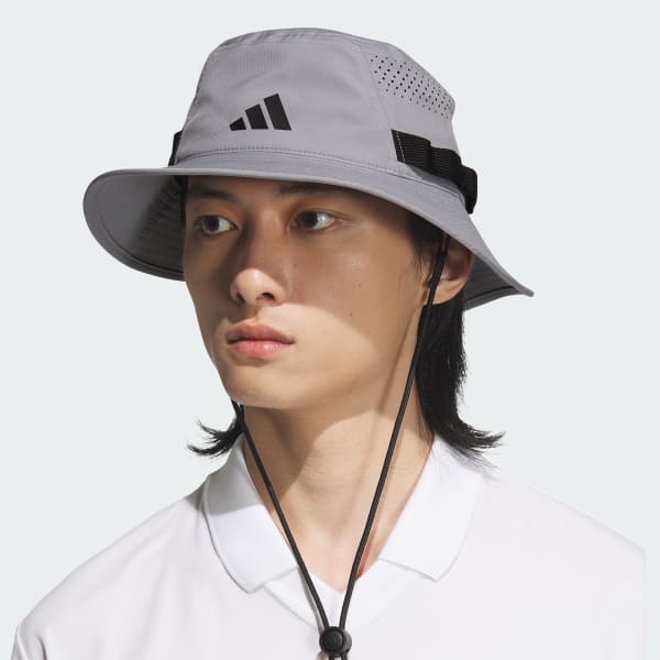adidas Victory 5 Bucket Hat - Grey | Free Shipping with