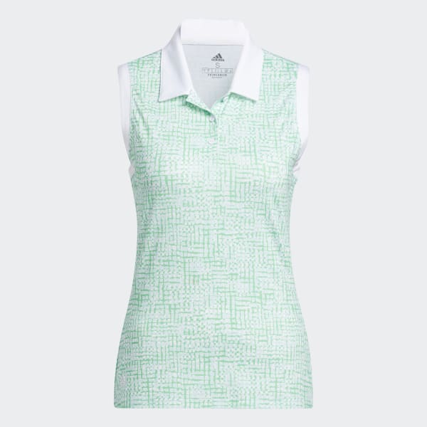 White Ultimate365 Primegreen Sleeveless Polo Shirt BM571
