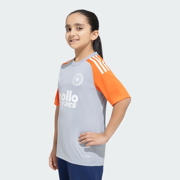 Blue India Cricket Training Jersey Kids