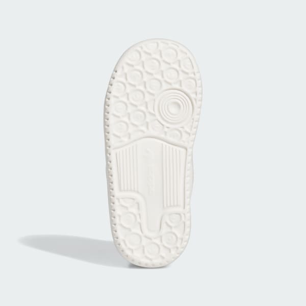 Blanco Zapatillas Forum Low CL Cordones Elásticos Niños