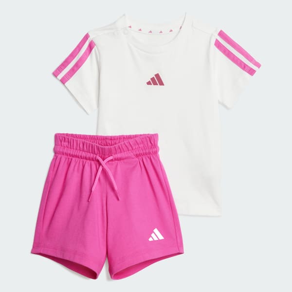 White Essentials Tee Set Kids