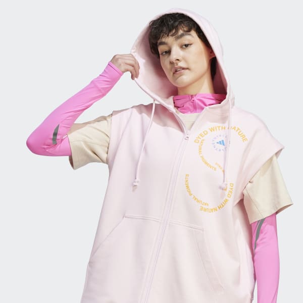Pink adidas by Stella McCartney Sportswear Sleeveless Hoodie (Gender Neutral)