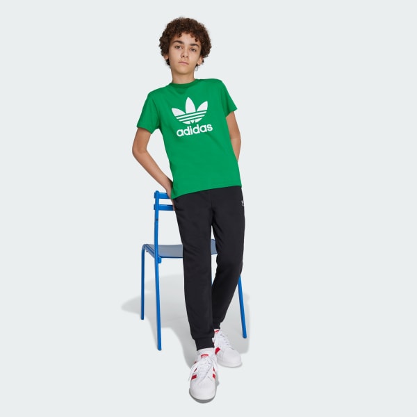 Groen Adicolor Trefoil T-shirt Kids