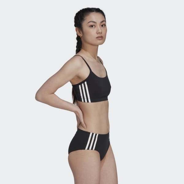 cerná Podprsenka Adicolor Comfort Flex Cotton Scoop Bralette HPO29