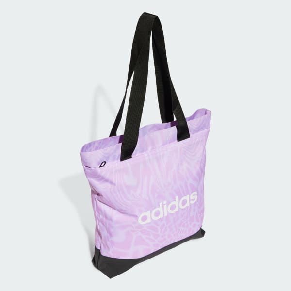 Purple Linear Graphics Tote