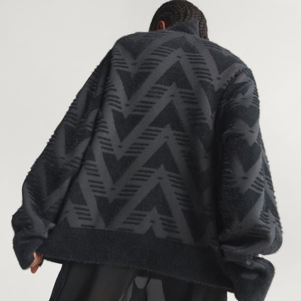 Hệbdh SUÉTER TRICOT MEIO FECHO ZÍPER - Preto adidas | adidas Brasil