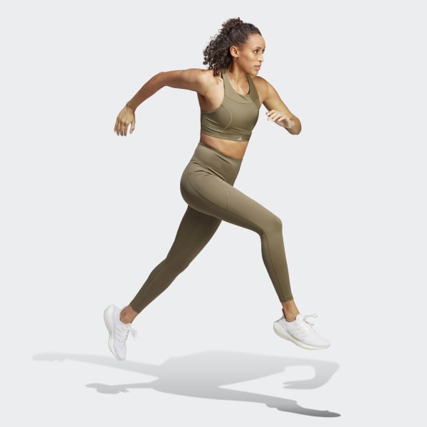 zelená Podprsenka Running Medium-Support