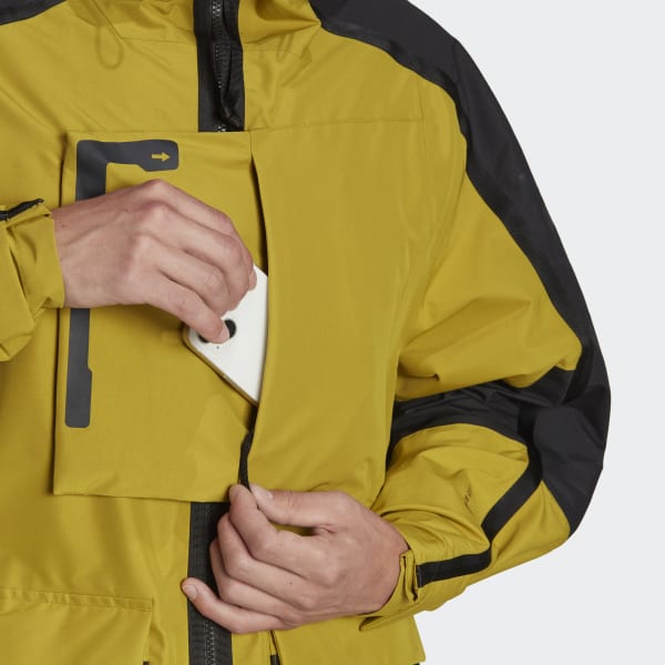 Zielony TERREX XPLORIC RAIN.RDY CITY JACKET JVS44
