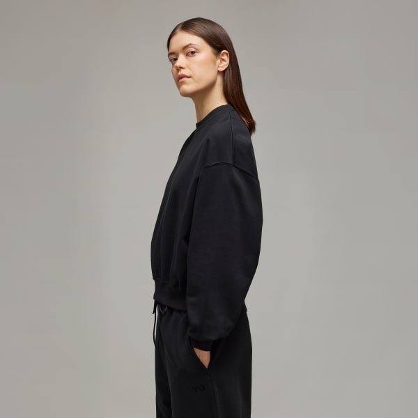 Black Y-3 M French Terry Crew Sweatshirt