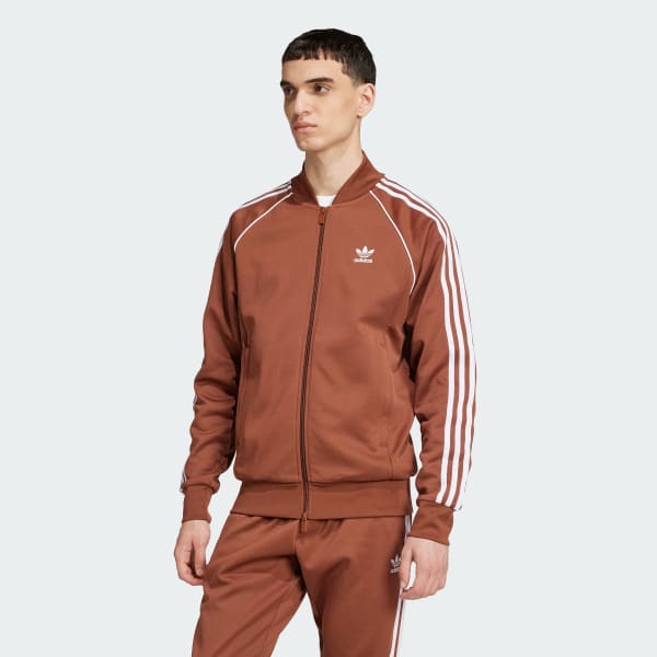 adidas Adicolor Classics SST Track Jacket Brown adidas Thailand