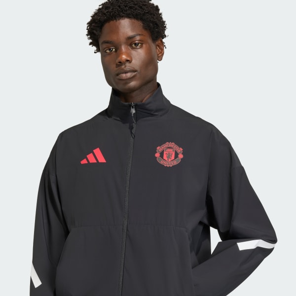 adidas Manchester United Z.N.E. Anthem Jacket N/A - Black | Free