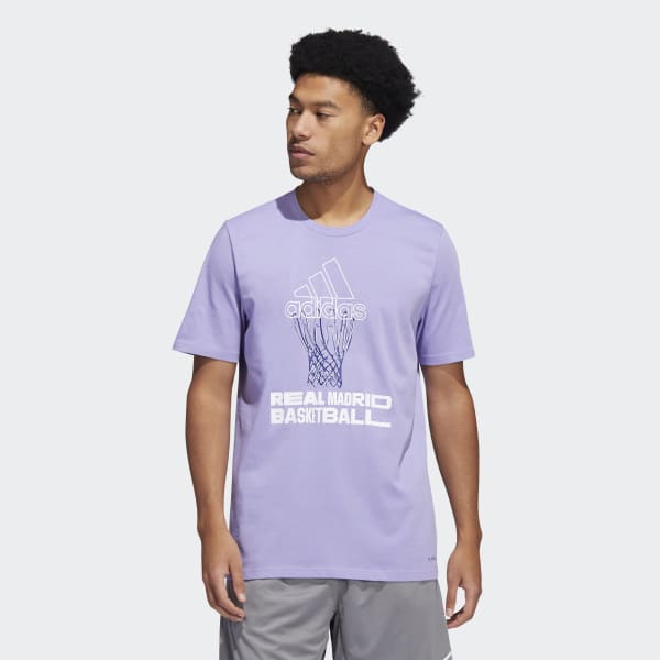 Purple Real Madrid Graphic T-Shirt NWN17