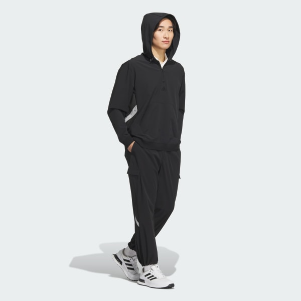 Black 긴팔 후드 풀오버