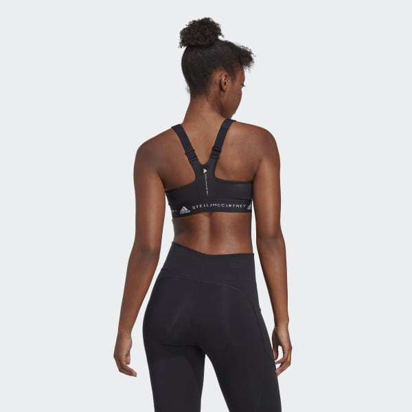 Schwarz adidas by Stella McCartney TrueStrength Post-Mastectomy High-Support Sport-BH