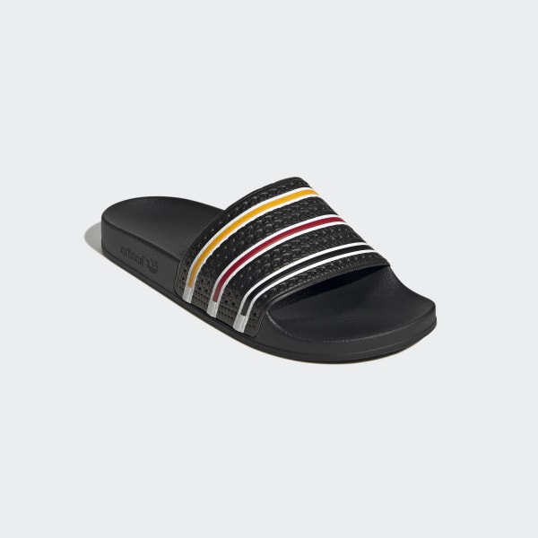 Black Adilette Slides
