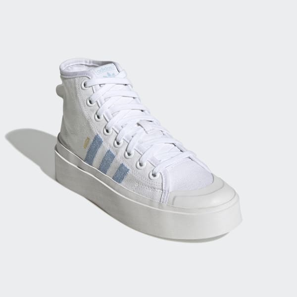 White Nizza Bonega Mid Shoes LKP79