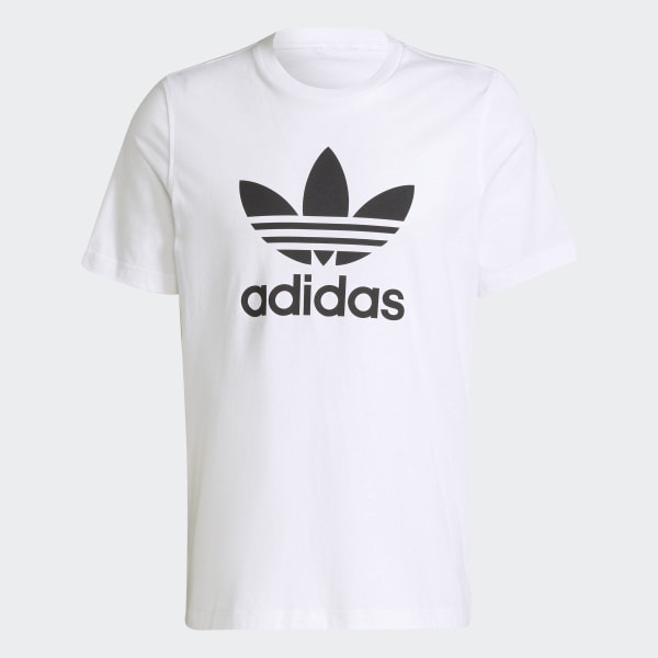 Branco T-shirt Trefoil Adicolor Classics JLA46