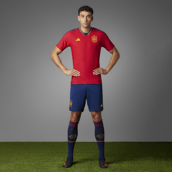 Red Spain 22 Home Authentic Jersey
