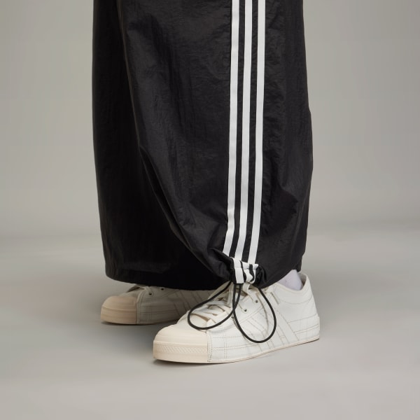 adidas Y-3 3-Stripes Nylon Pants - Black | Free Shipping with