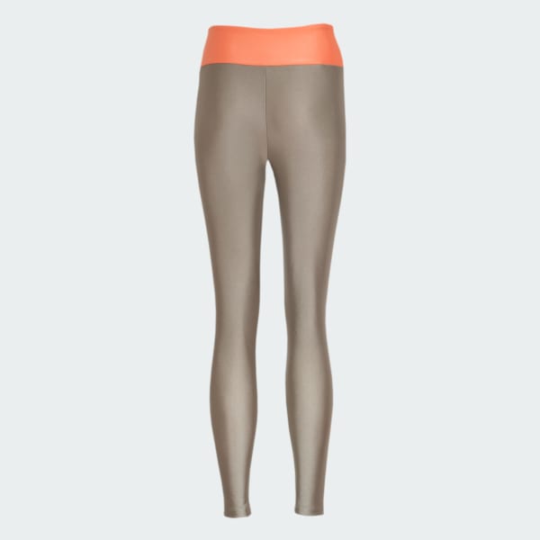 Verde Calça Legging Cintura Alta Designed to Move Colorblock