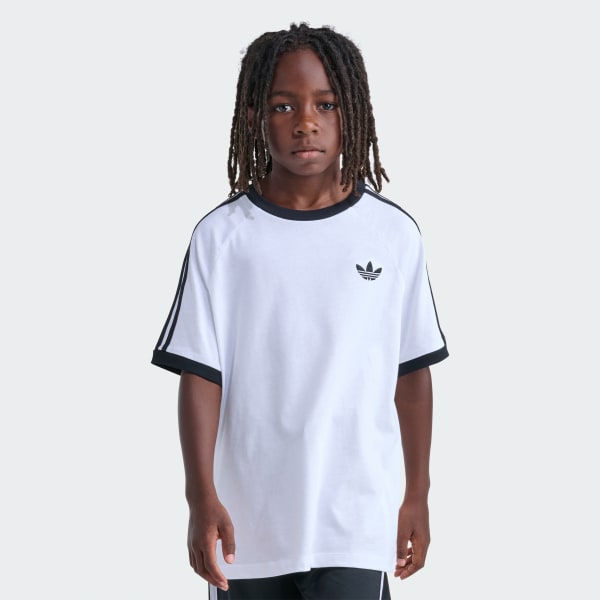 White 3S RINGER TEE OG